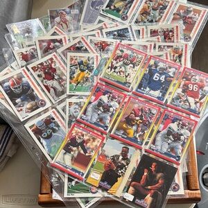 Collection of vintage Football Trading Cards